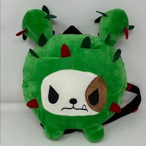 Tokidoki Cactus Plush Backpack – Cute Green Character Design